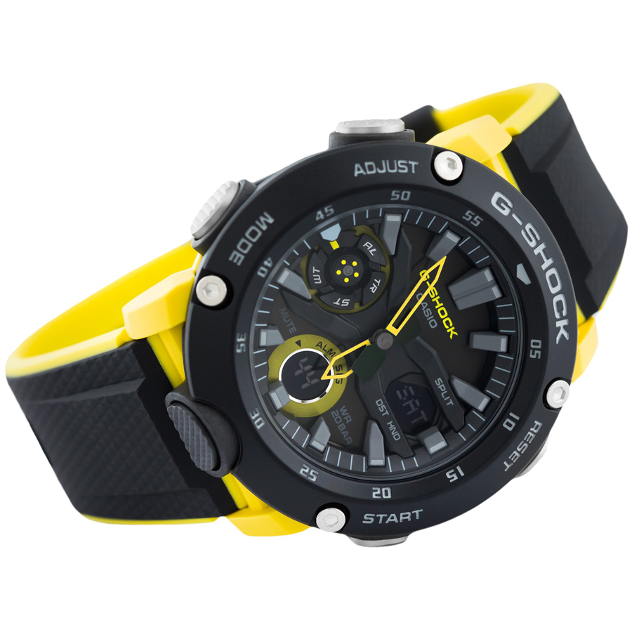 Đồng hồ nam dây nhựa Casio G-Shock chính hãng GA-2000-1A9DR