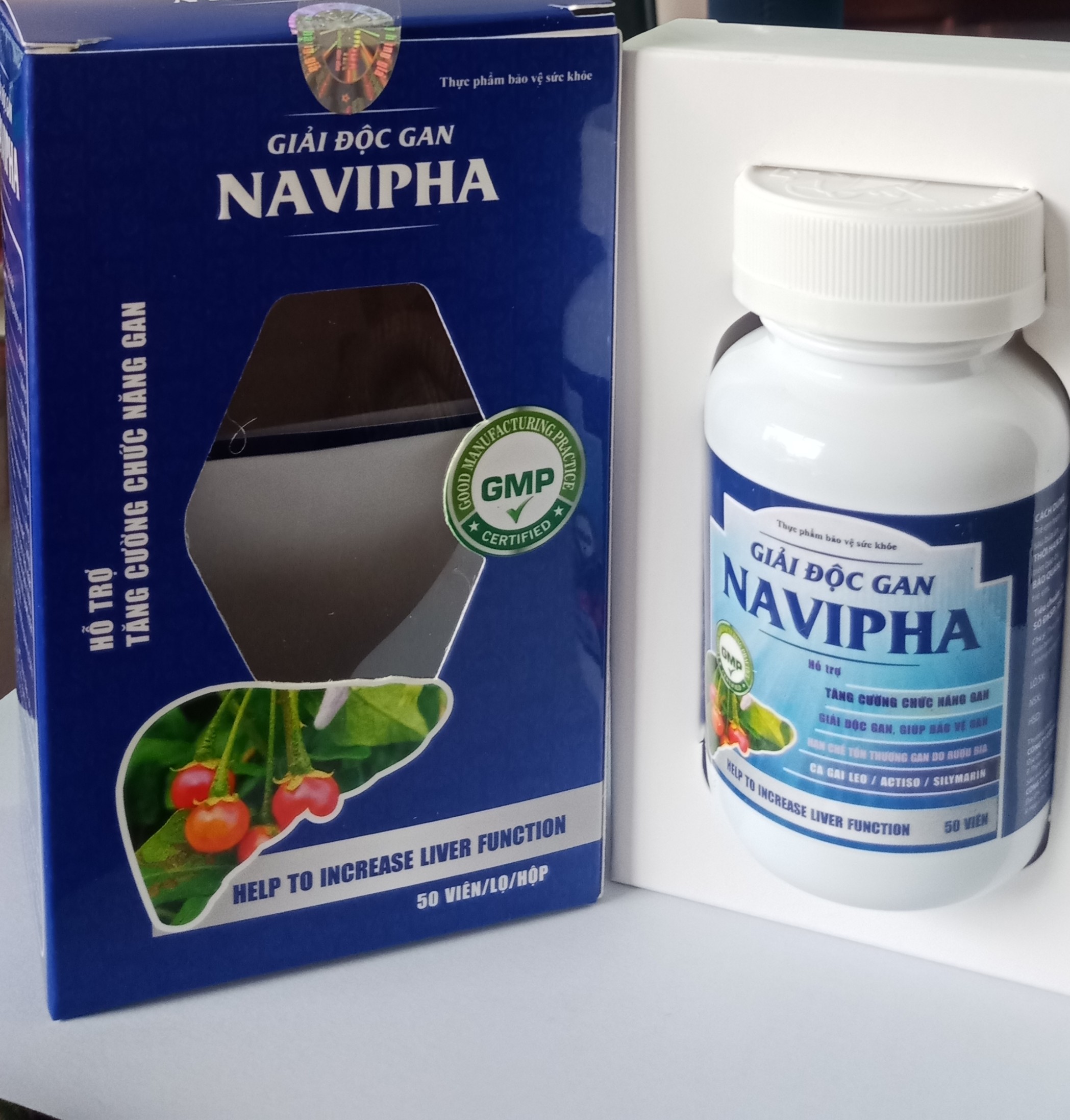 Combo 2 Giải Độc Gan NAVIPHA - Thanh Nhiệt Giải Độc, Bảo Vệ Gan, Giảm Dị Ứng