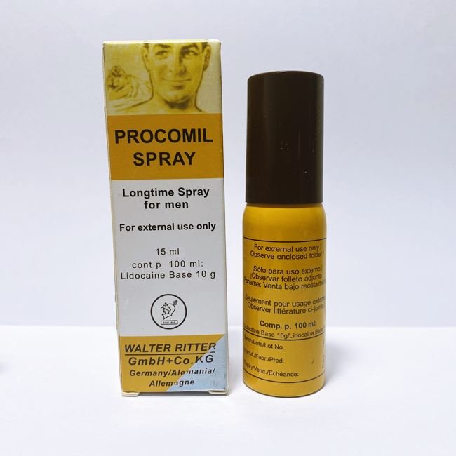 Bình Xịt Tăng Thời Gian Quan Hệ Procomil + BCS Power Men (Hộp 3 Chiếc) - Hàng Chính Hãng 100% - Che Tên Sản Phẩm
