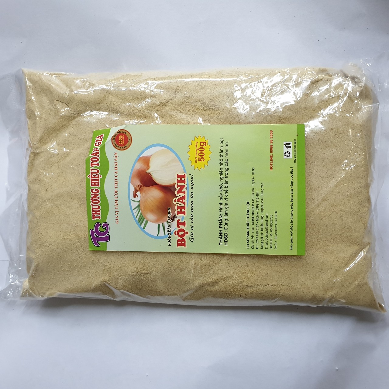 Bột hành Toàn Gia 500g/gói