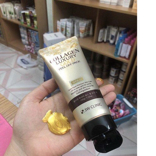 Mặt nạ dưỡng trắng da - Gel đắp mặt nạ tinh chất vàng 24K 3W CLINIC Hàn Quốc 100ml