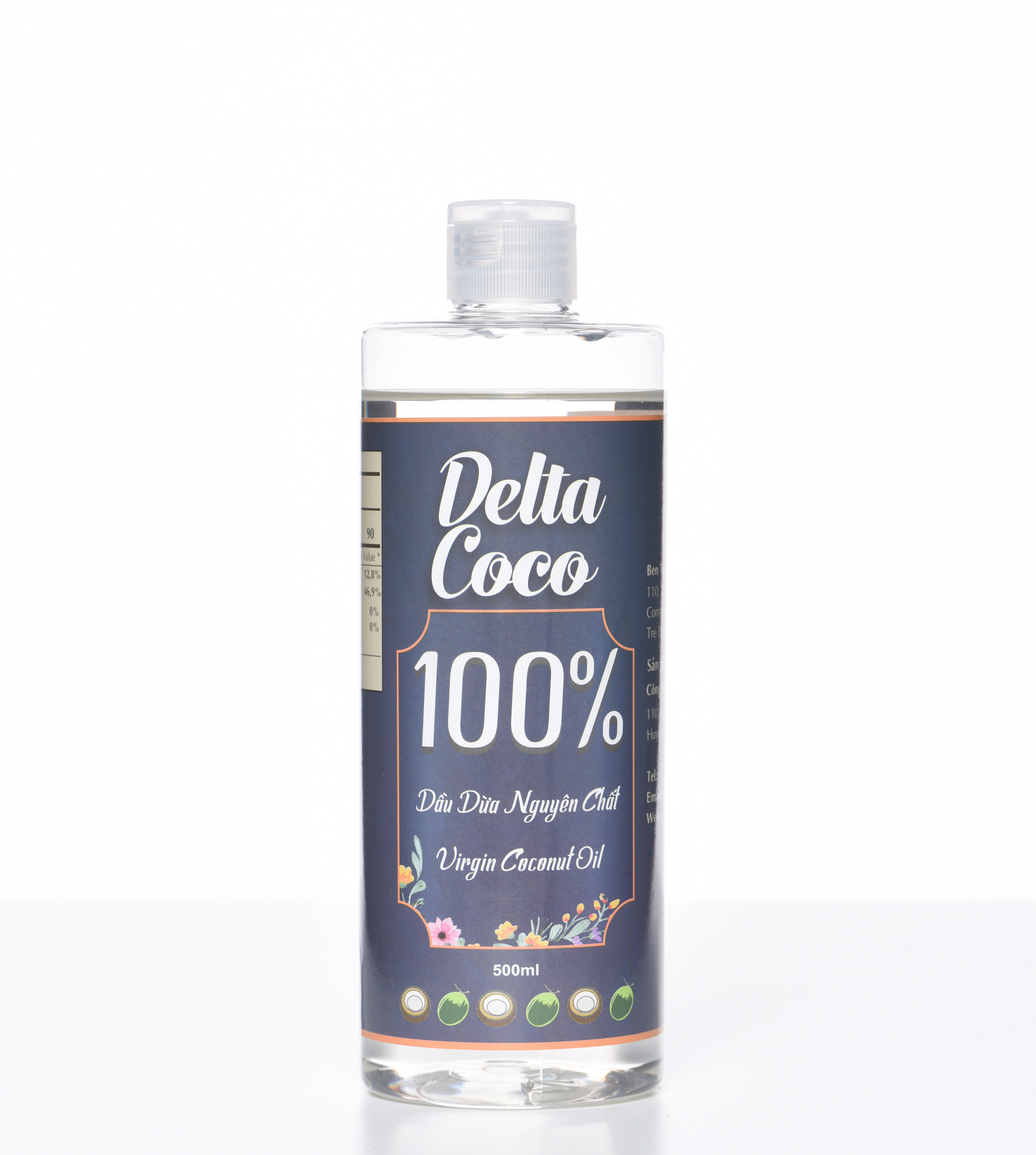 Dầu dừa nguyên chất Delta Coco 500ml