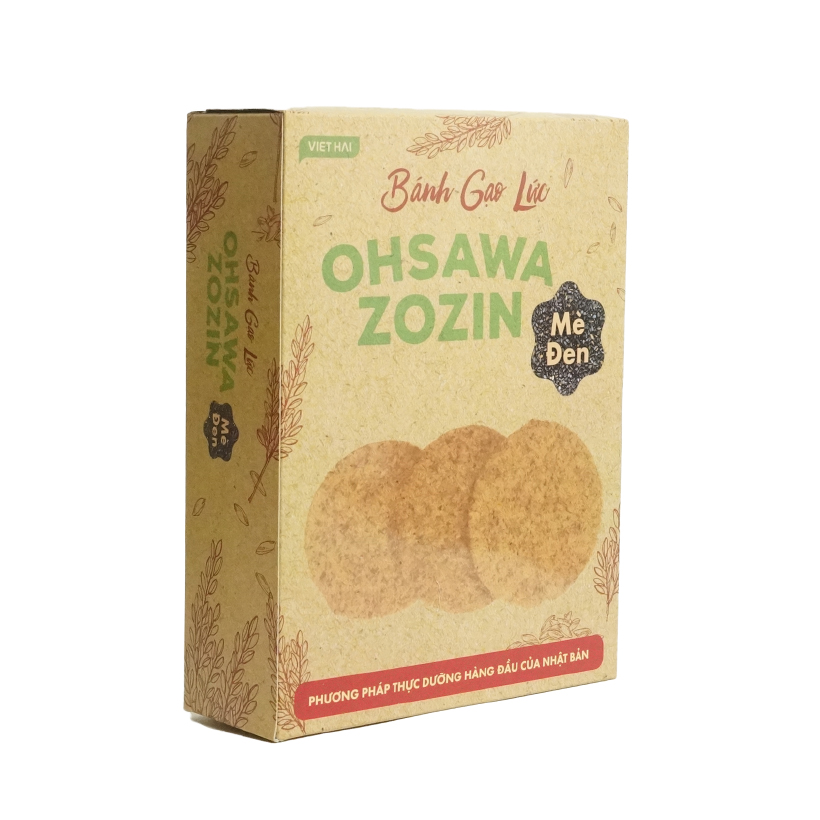 Bánh quy gạo lứt Ohsawa Zozin - Thực dưỡng Ohsawa Nhật Bản (125g)