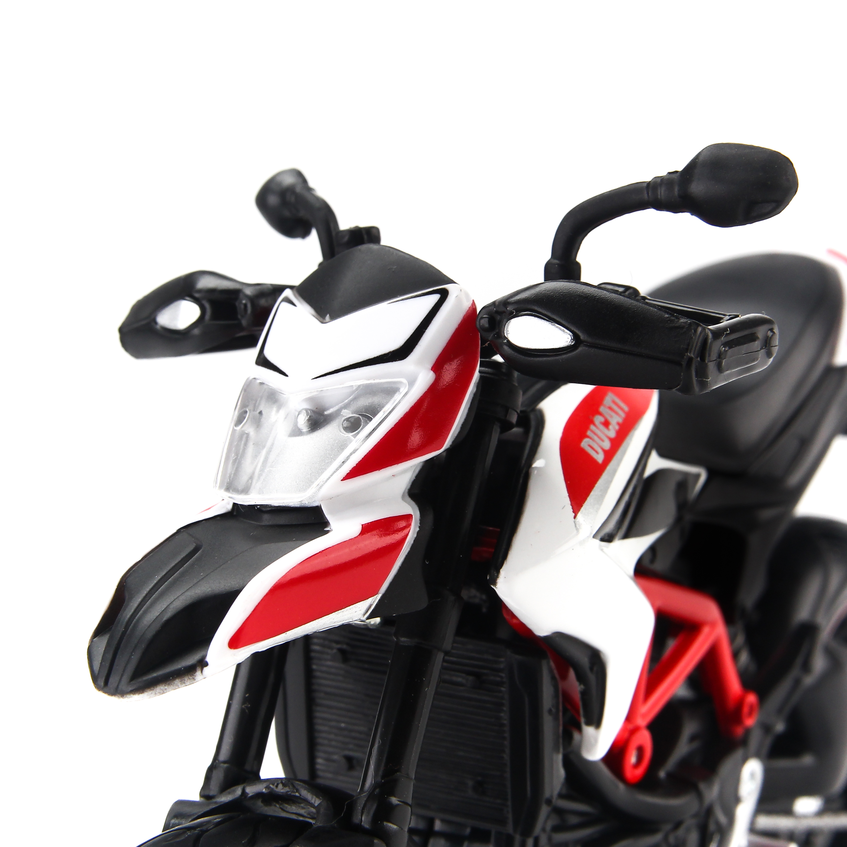 Mô Hình Xe Ducati Hypermotard SP 2013 White 1:12 Maisto MH-31101
