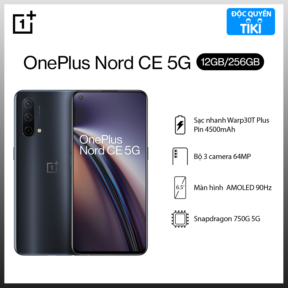 Điện Thoại OnePlus  Nord CE 5G (12GB/256G) - Hàng Chính Hãng