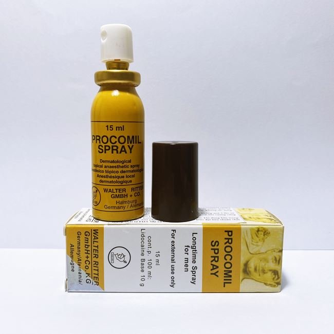 Bình Xịt Tăng Thời Gian Quan Hệ Procomil + BCS Power Men (Hộp 3 Chiếc) - Hàng Chính Hãng 100% - Che Tên Sản Phẩm