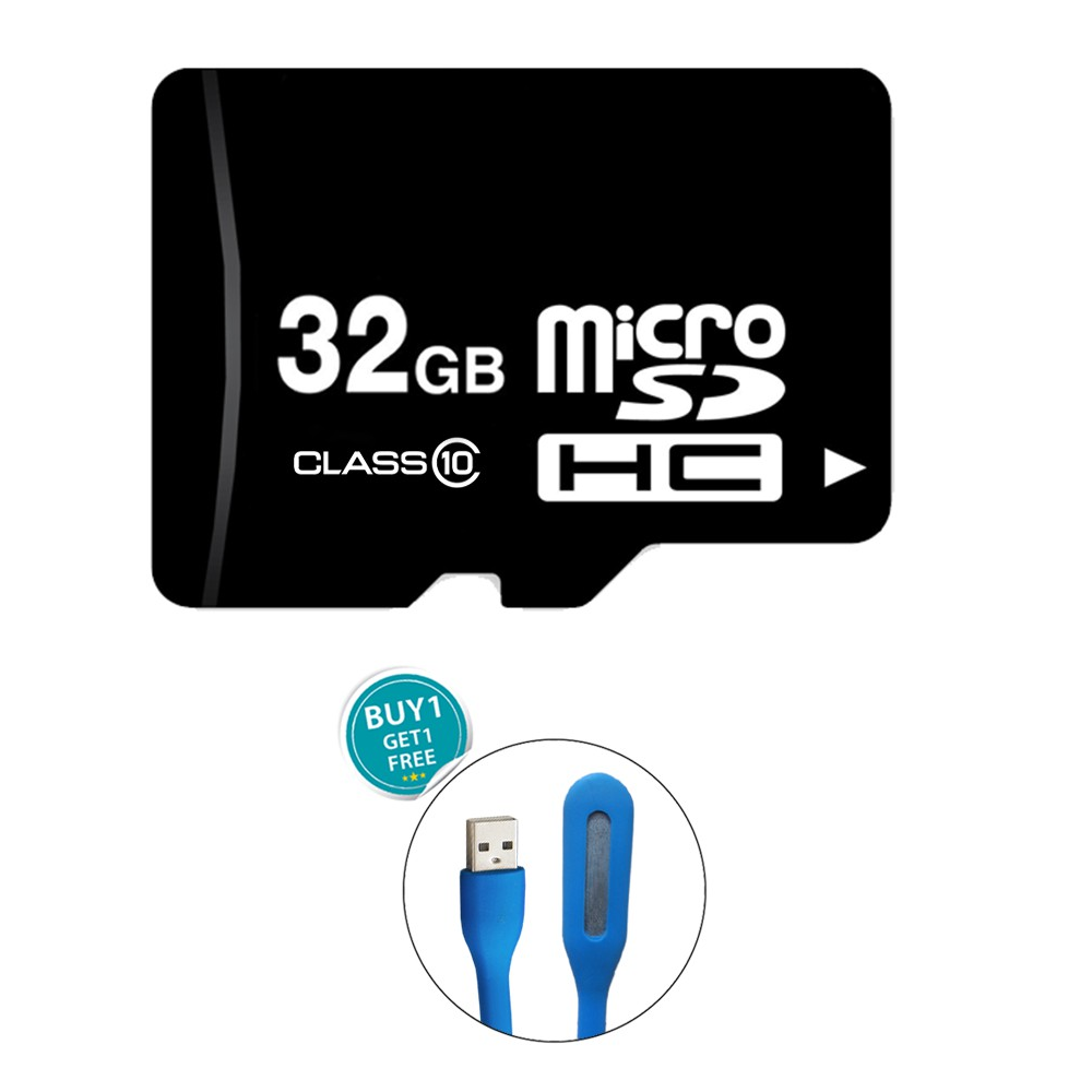 Thẻ Nhớ Micro SDHC OEM 32GB Class 10 + Tặng đèn Led