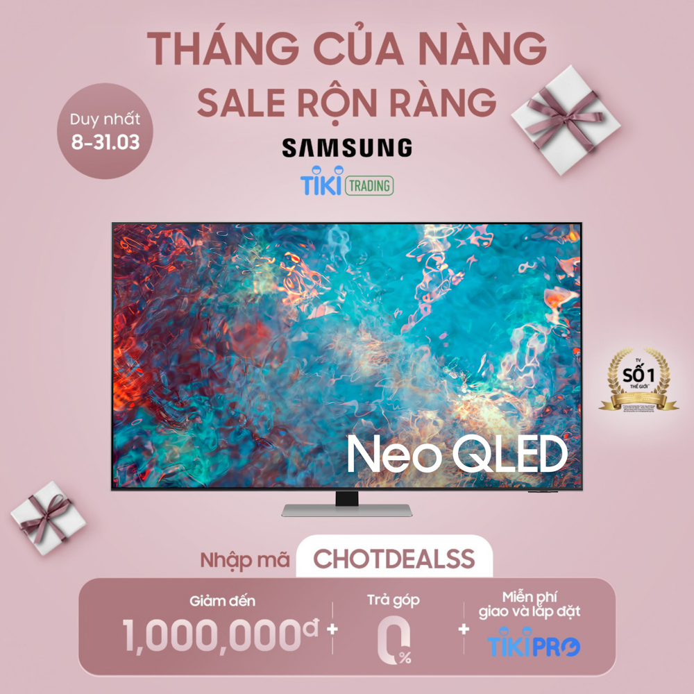Smart Tivi Neo QLED Samsung 4K 85 inch QA85QN85A