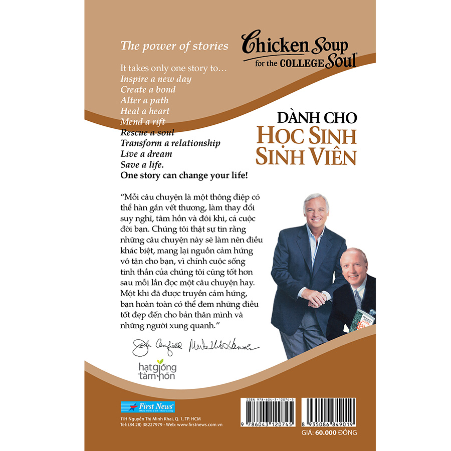 Chicken Soup For The Soul - Dành Cho Học Sinh Sinh Viên (Tái Bản)