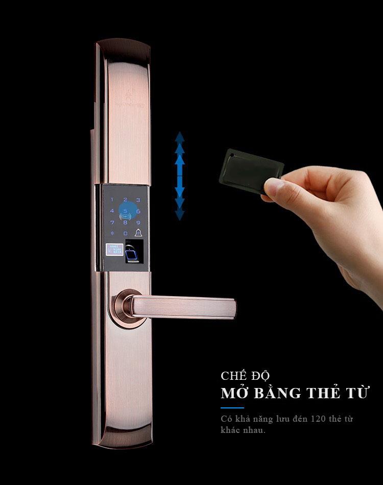 Khóa cửa thông minh 4 chức năng