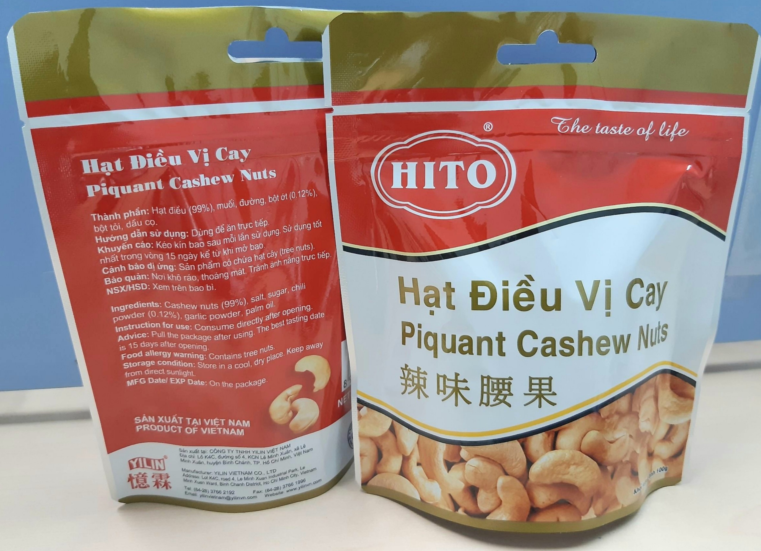 HẠT ĐIỀU VỊ CAY - HITO 100G THƠM CAY ĐẬM VỊ