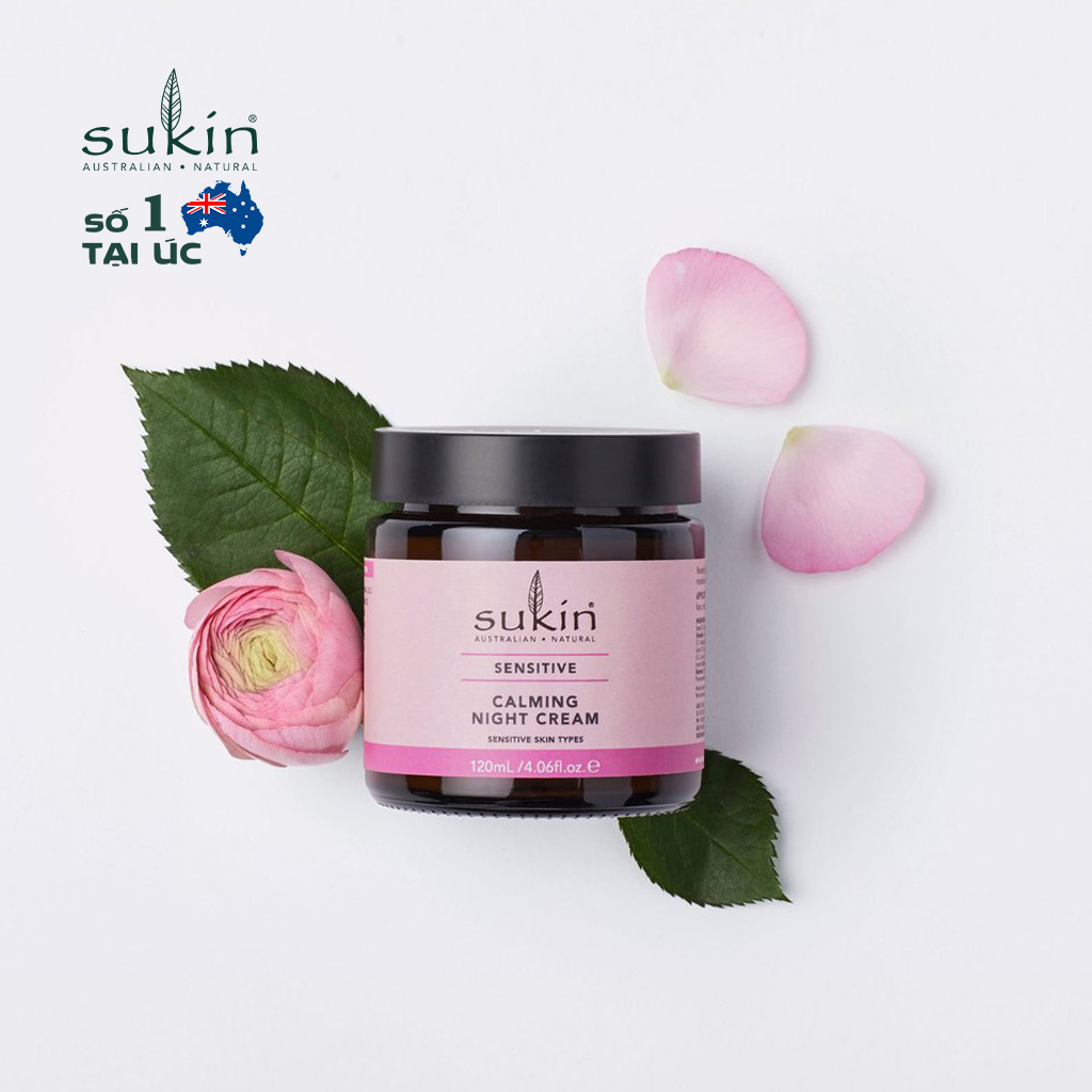 Kem Dưỡng Da Ban Đêm Dành Cho Da Nhạy Cảm Sukin Sensitive Calming Night Cream 120ml