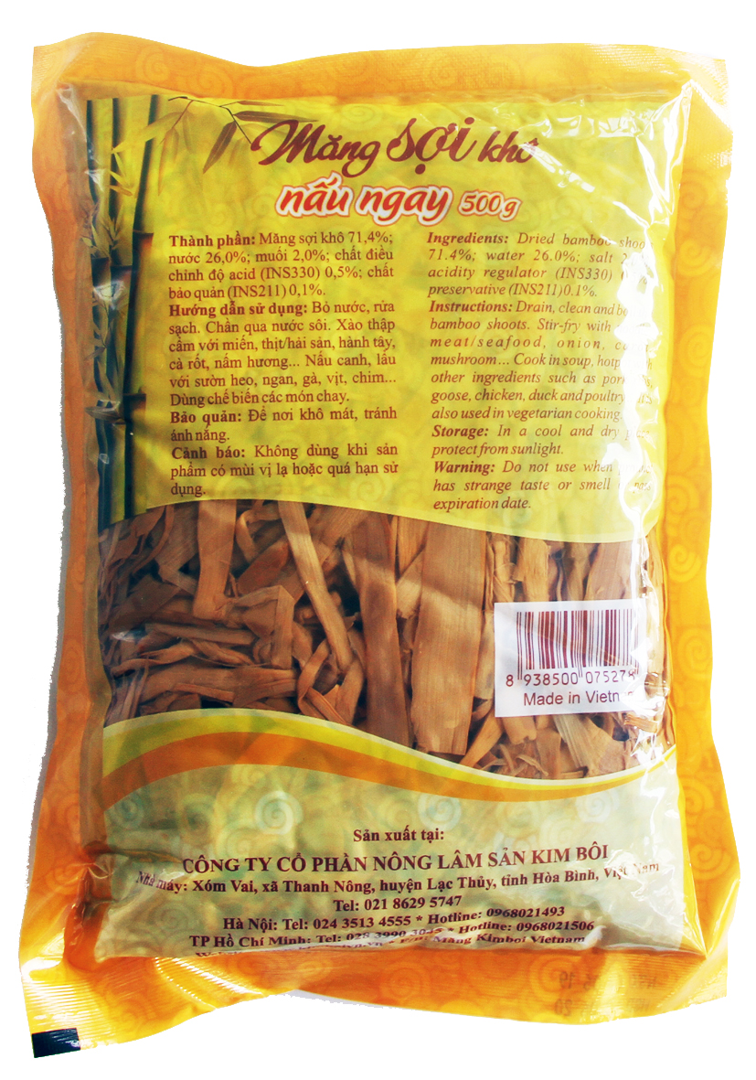 Măng Sợi Khô Nấu Ngay Kim Bôi 500g