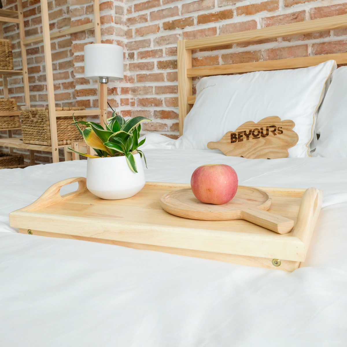 Bàn Ăn Mini Gỗ BEYOURs Bed Tray Chân Gập Đa Năng Nội Thất Phòng Khách, Phòng Ngủ