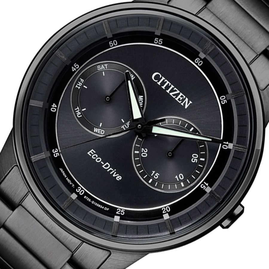 Đồng Hồ Nam Citizen Dây Thép Không Gỉ BU4005-56H - Mặt Đen