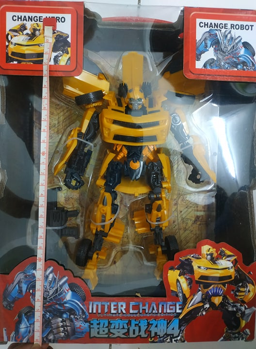 Robot lắp ghép biến hình 2 trong 1 cao 25cm (Bumblebee)