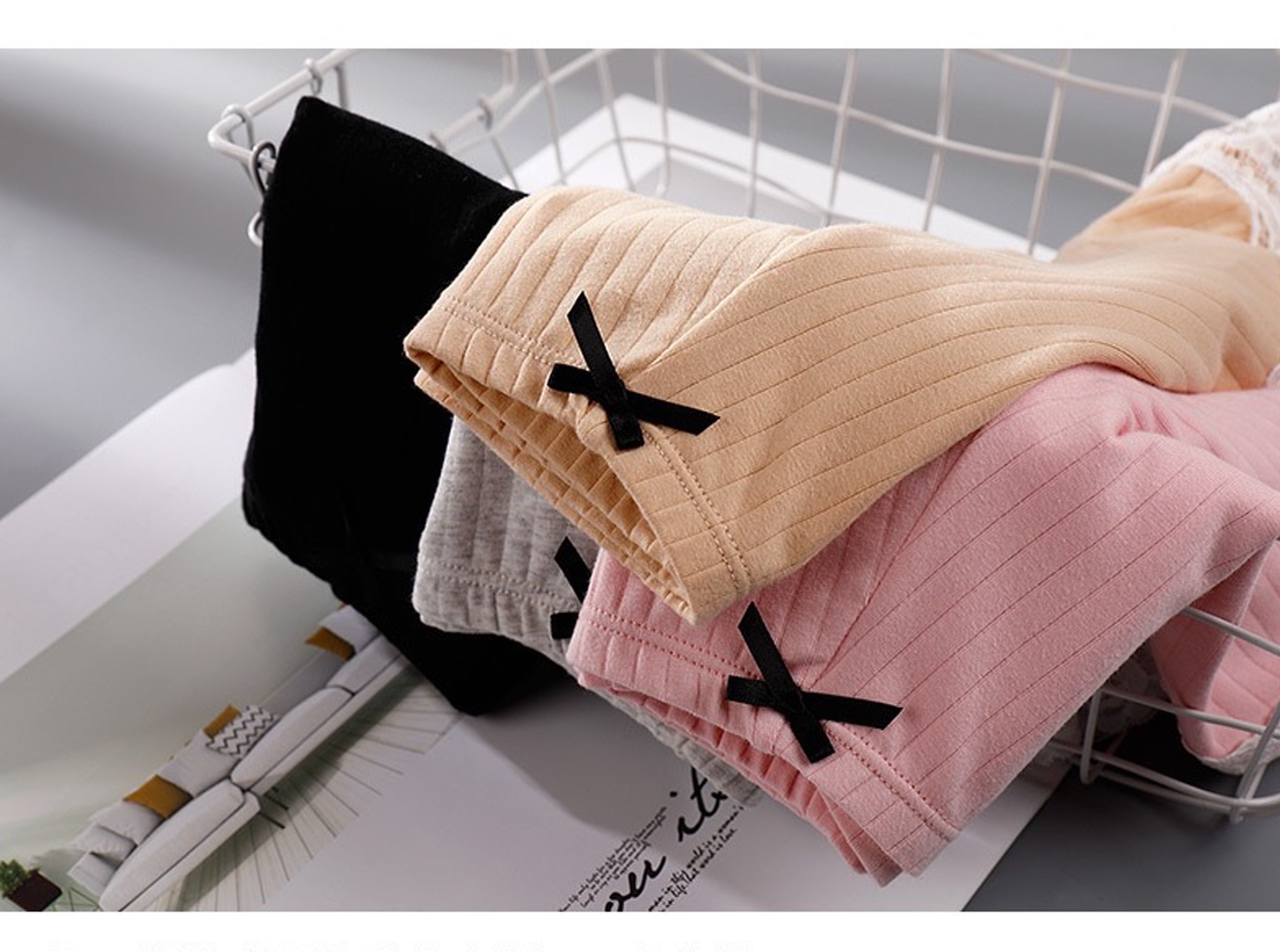 COMBO 5 QUẦN VÁY COTTON TĂM CHÂN REN 044