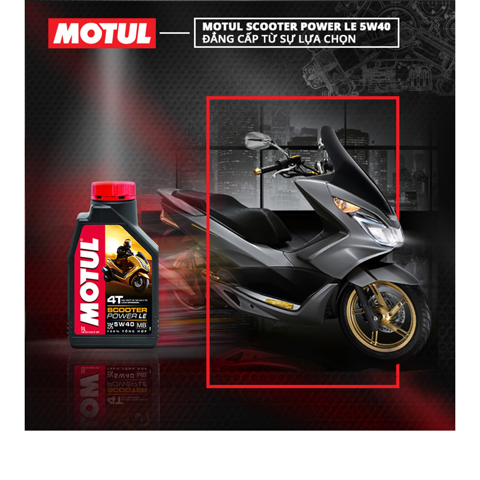 Nhớt Xe Tay Ga Motul Scooter Power Le 4t 5w40 20x1l Vn (1L)