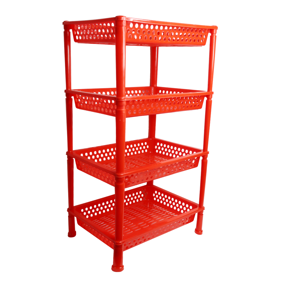 Kệ chén ly 4 tầng nhựa Chấn Thuận Thành đựng đồ đa năng 39x29x68 cm - hàng Việt Nam Chất Lượng Cao KNH4T20 nhiều màu (giao màu ngẫu nhiên)
