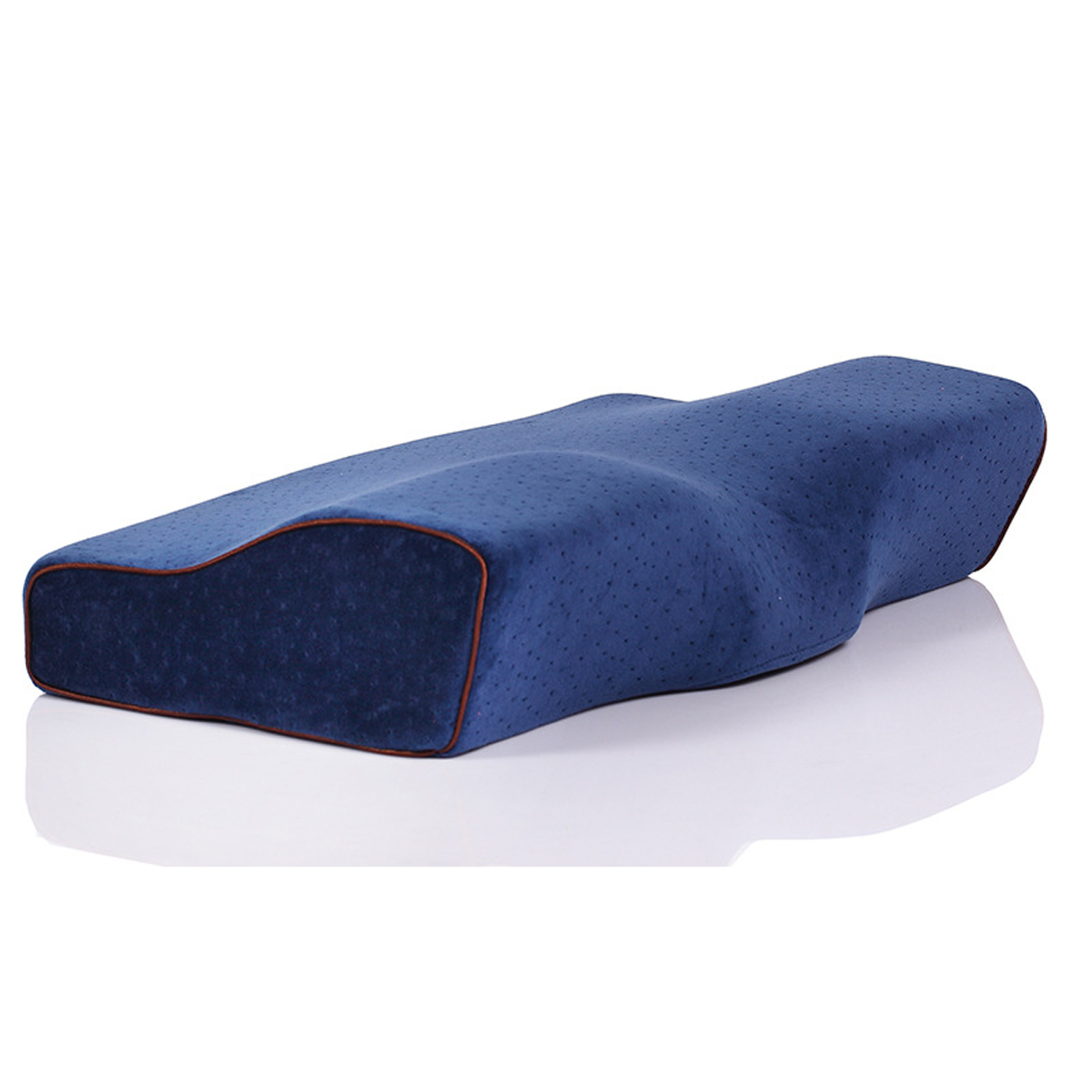 Gối Ngủ Cao Su Non Memory Foam Pillow HT SYS - Vạn Phúc - Gối Ngủ Trị Liệu - 50cmx30cm - Đem đến những giấc mơ tuyệt đẹp- Xanh