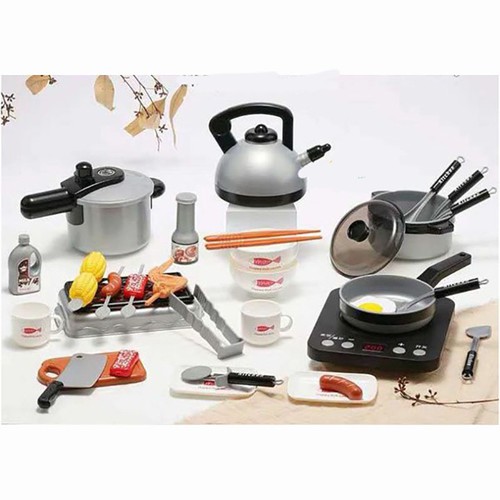 Bộ đồ chơi lắp ghép, xếp hình nhà bếp cao cấp