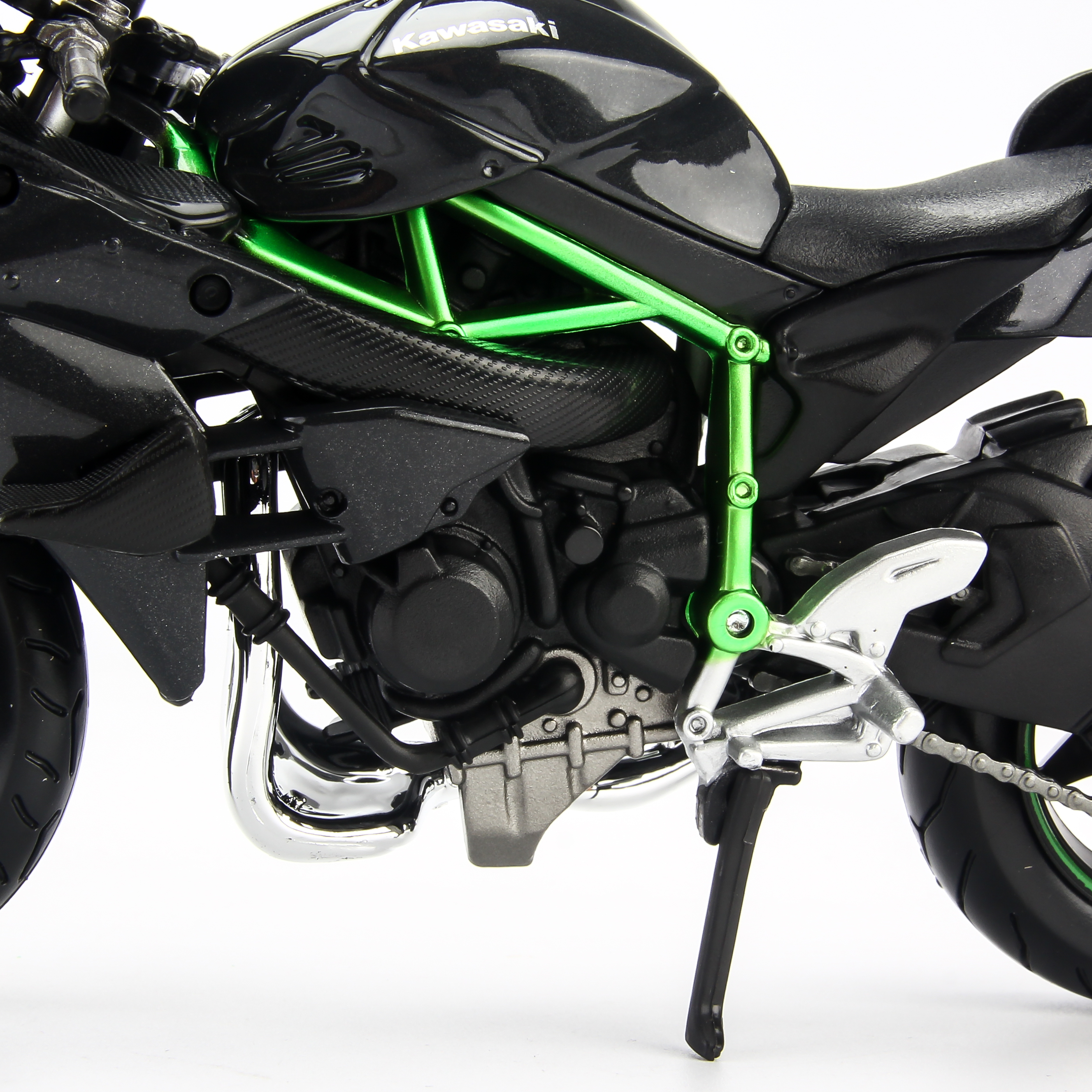 Mô Hình Xe Kawasaki Ninja H2R Black 1:12 Maisto MH-31101-14