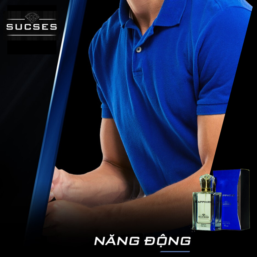 Nước hoa nam Sucses Sapphire (Mediterranean Air) 95ml