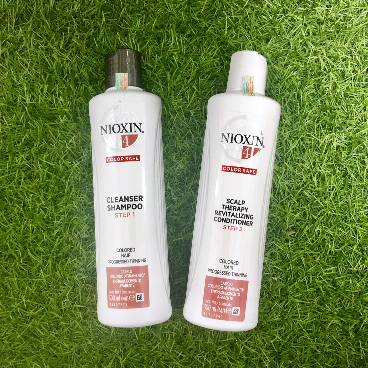 Bộ dầu gội xả Nioxin 4 Colored Hair Progressed Thinning cho tóc nhuộm có dấu hiệu thưa rụng Mỹ 300ml