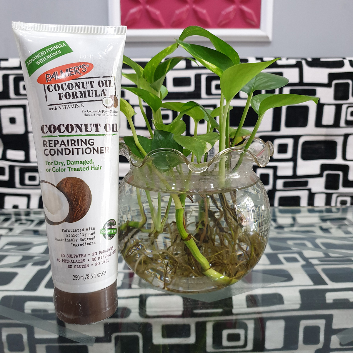 Dầu gội và dầu xã dưỡng ẩm, phục hồi và kích thích mọc tóc từ dừa Palmer's Coconut Oil Formula