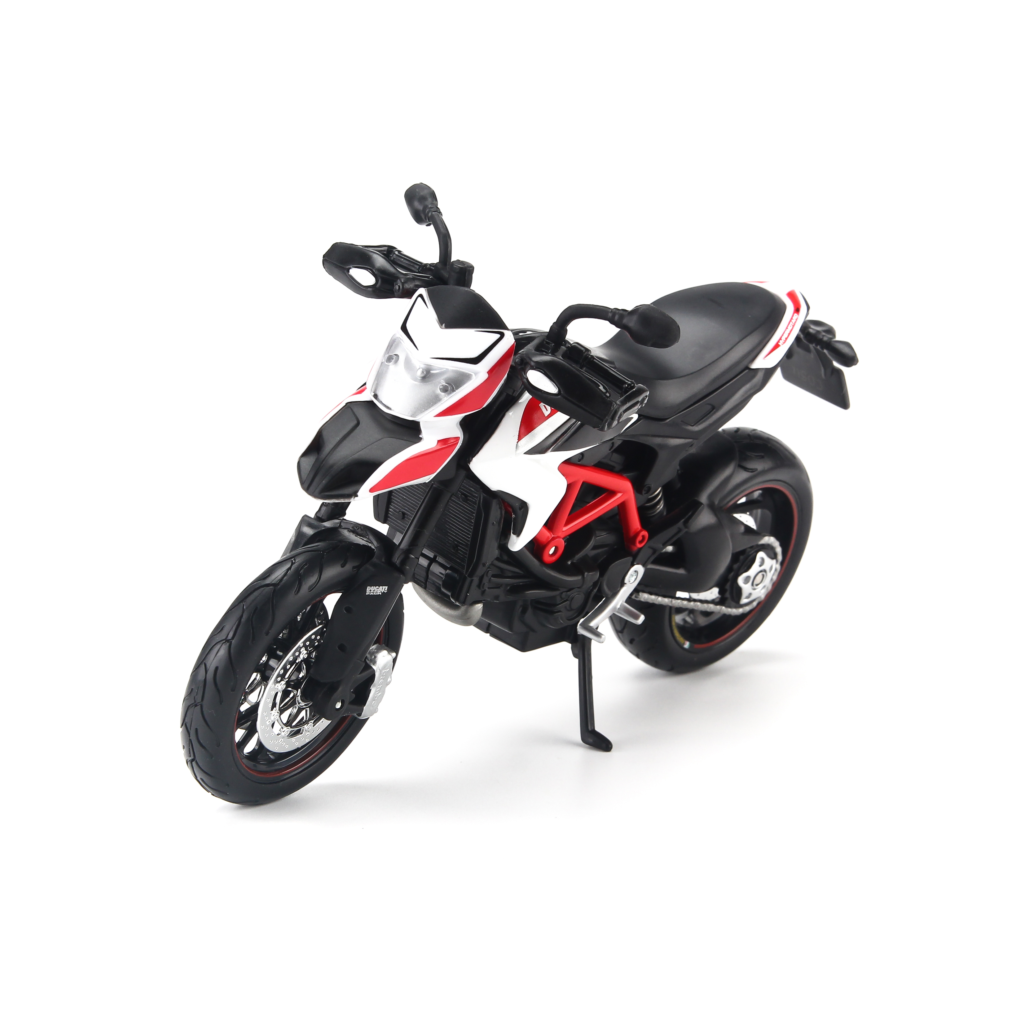 Mô Hình Xe Ducati Hypermotard SP 2013 White 1:12 Maisto MH-31101