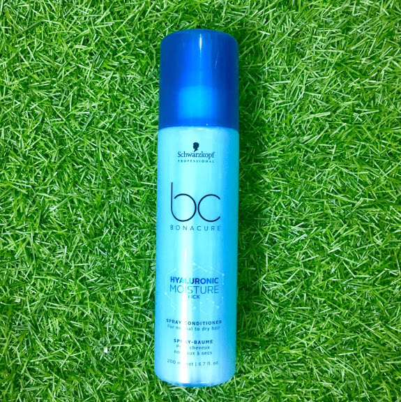 Xịt dưỡng tóc Schwarzkopf BC Bonacure Hyaluronic Moisture Kick Spray Conditioner cho tóc khô  200ml