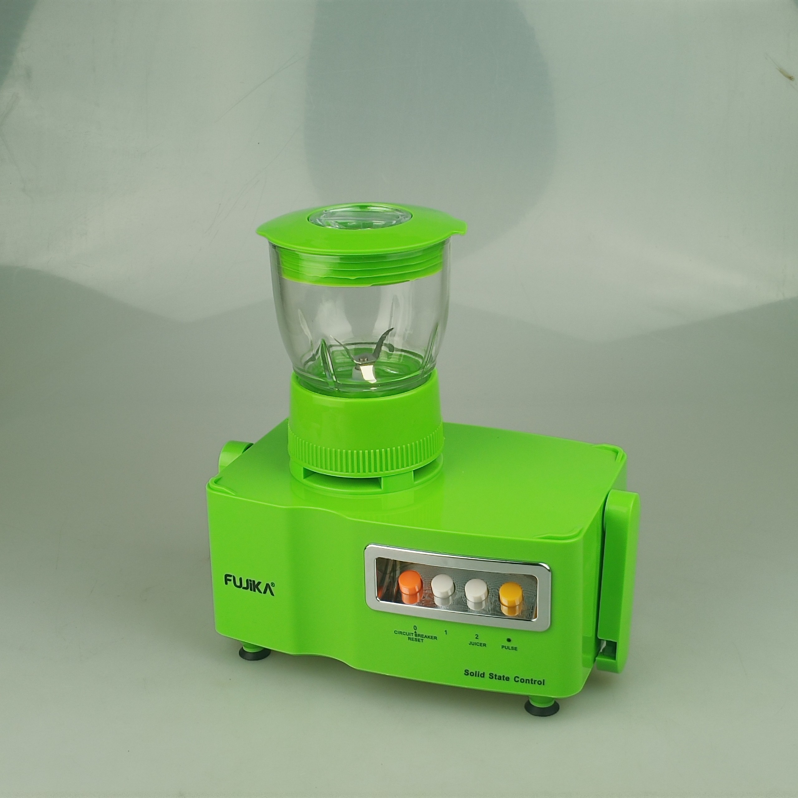 Máy Xay Ép Đa Năng Fụika 4 Cối Thủy Tinh Xay Ép Hoa Quả,Sinh Tố,Xay Thịt,Thực Phẩm - Hàng Chính Hãng