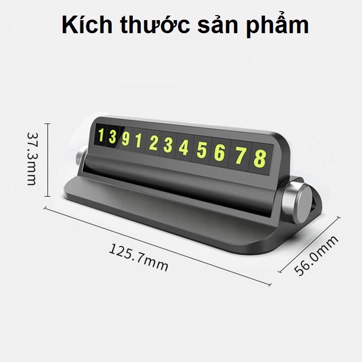 Bảng Số Điện Thoại, Kiêm Giá Đỡ Điện Thoại Trên Taplo Xe Hơi, Ô Tô BSDT-Z1