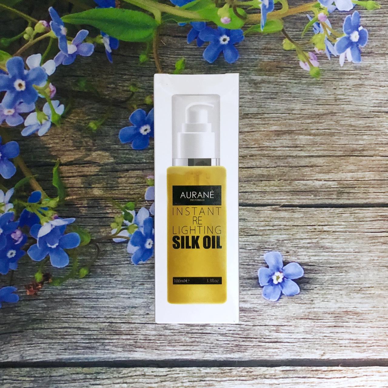 [+Tặng mũ trùm] Tinh dầu bóng mượt tóc Aurane Re-Lighting Silk Oil 100ml