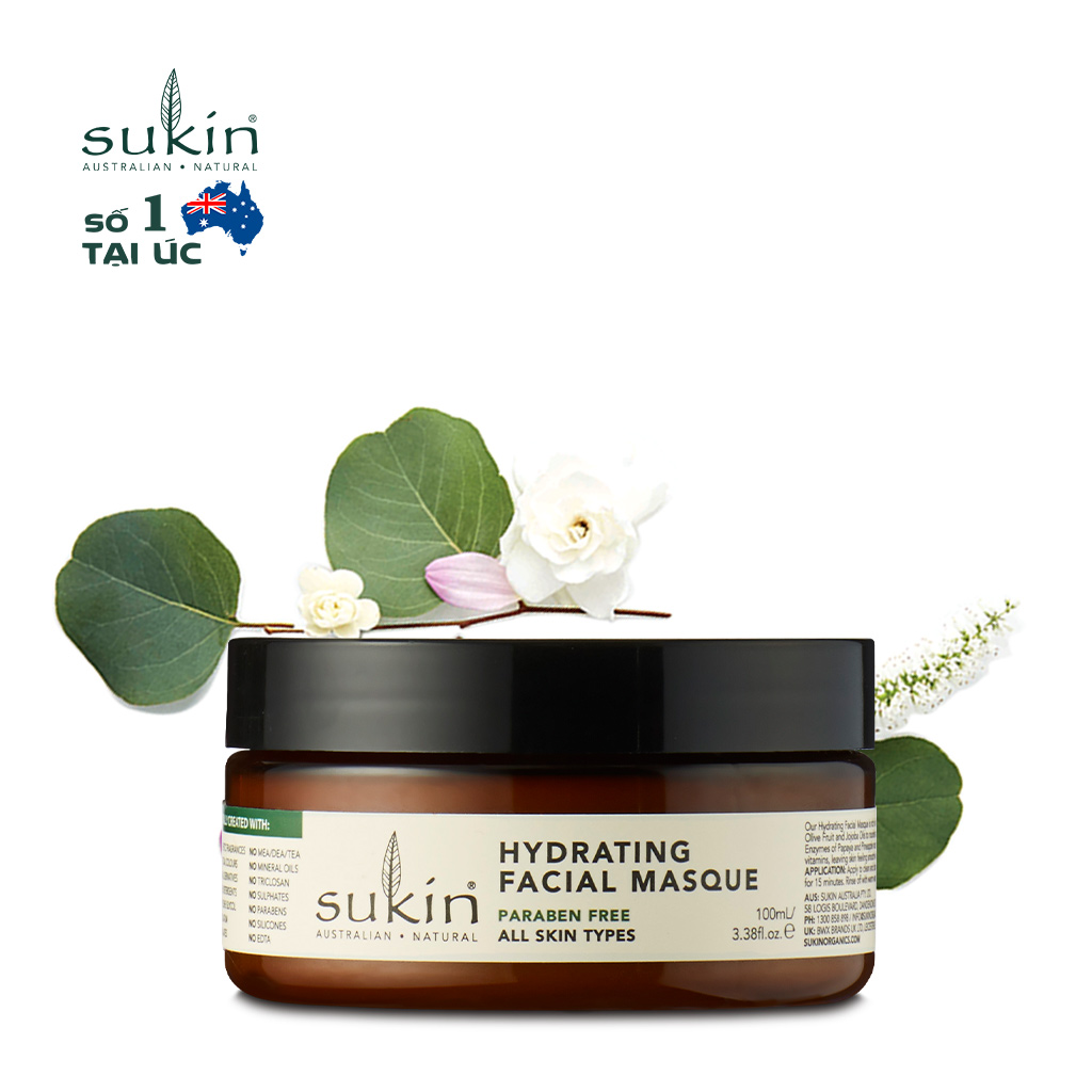 Mặt nạ dưỡng ẩm Sukin Hydrating Facial Masque 100ml