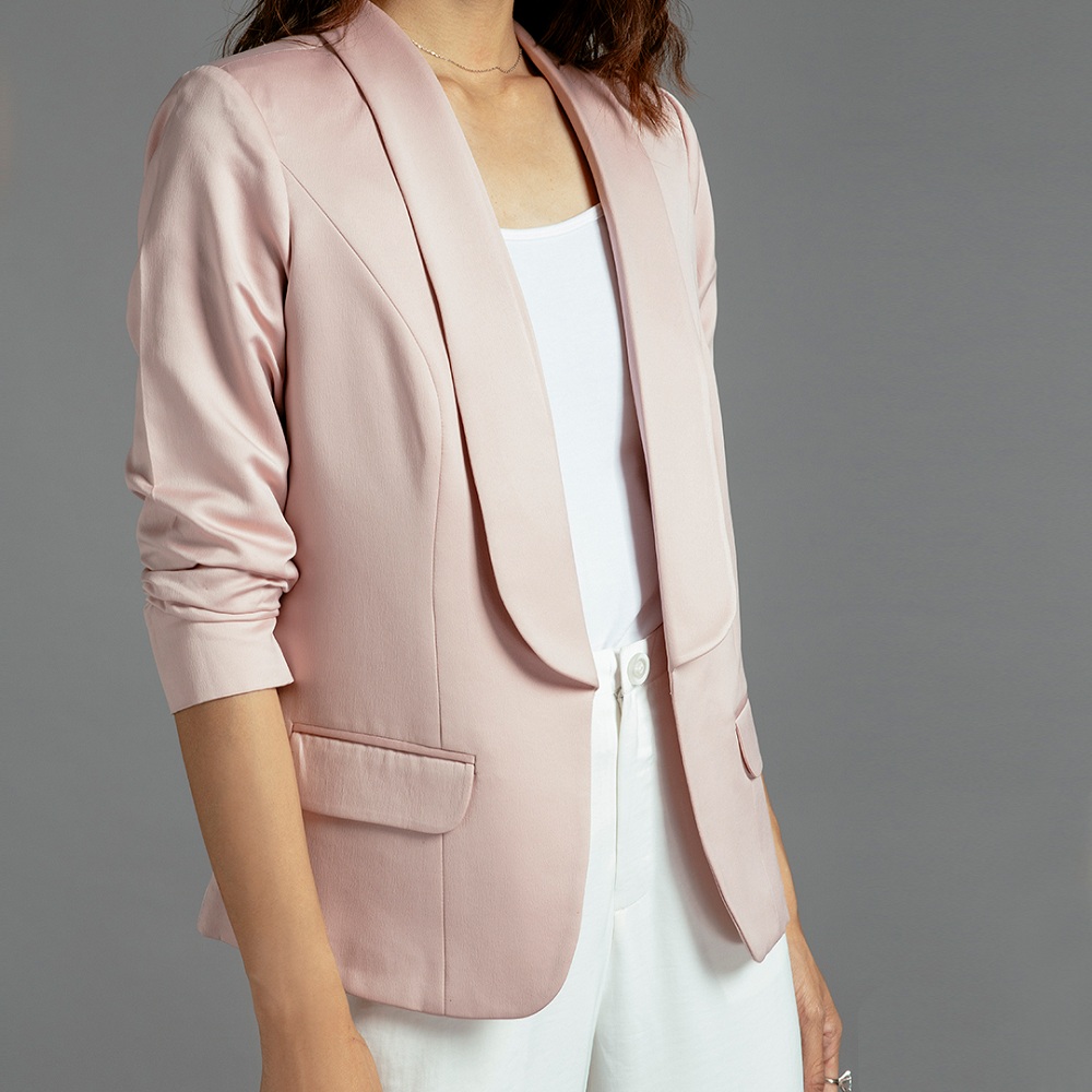 Áo Khoác Blazer Hity TOP117 (Hồng Anh Đào Sakura)