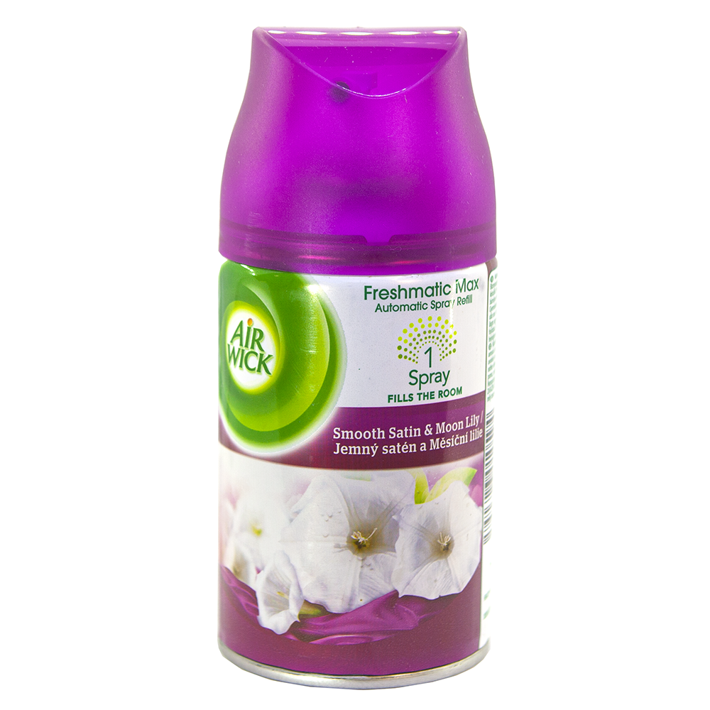 Bình xịt tinh dầu thiên nhiên Air Wick Smooth Satin &amp; Moon Lily 250ml QT016841 - hương hoa ly