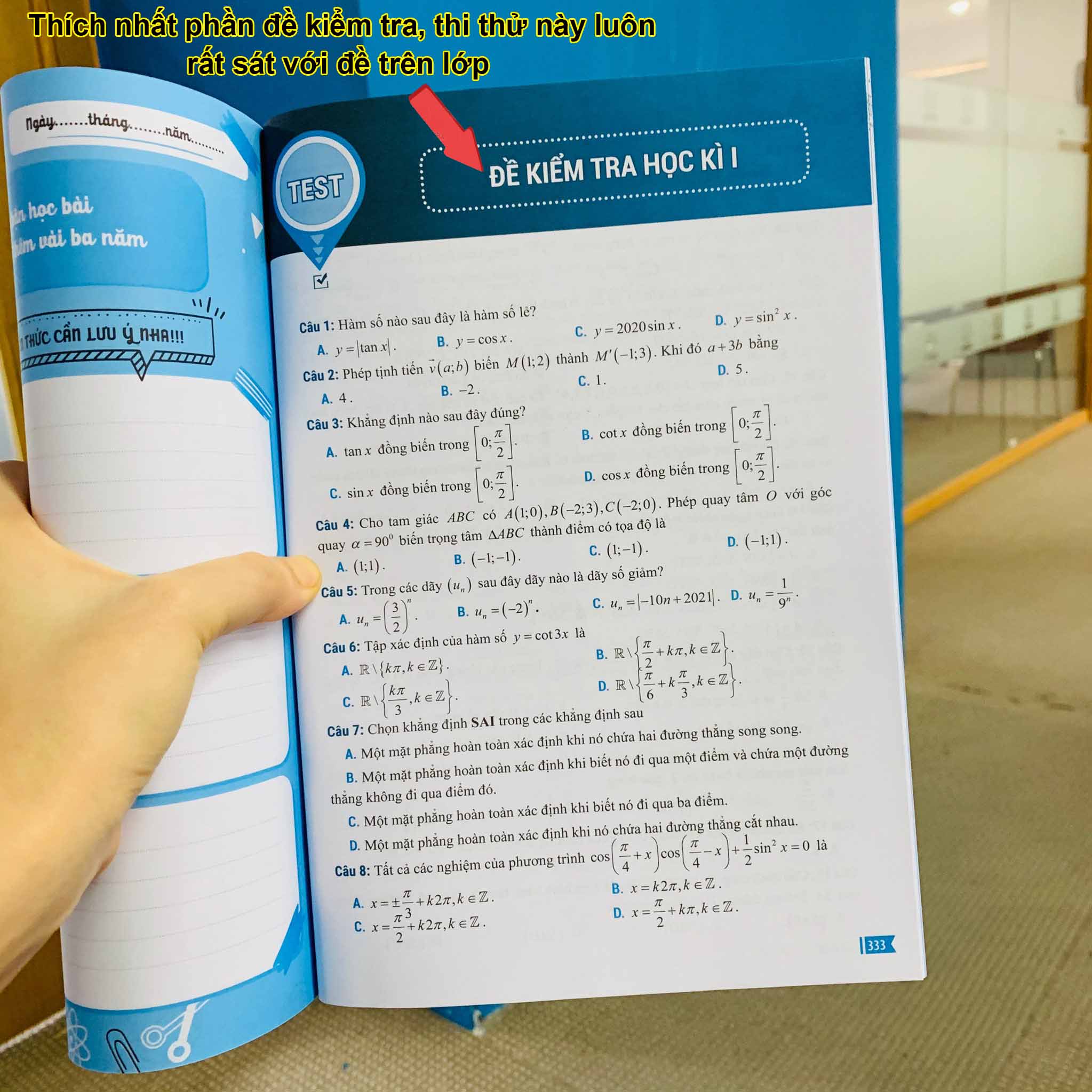 Sách Bứt phá 9+ môn Toán lớp 11