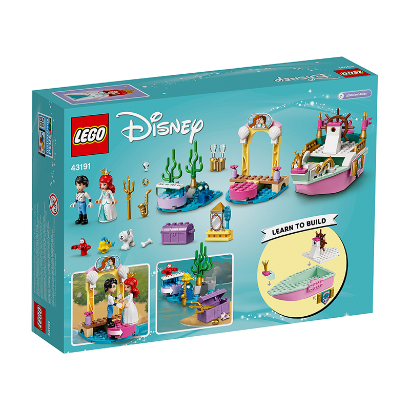 Đồ chơi LEGO Disney Princess Du Thuyền Của Nàng Tiên Cá 43191