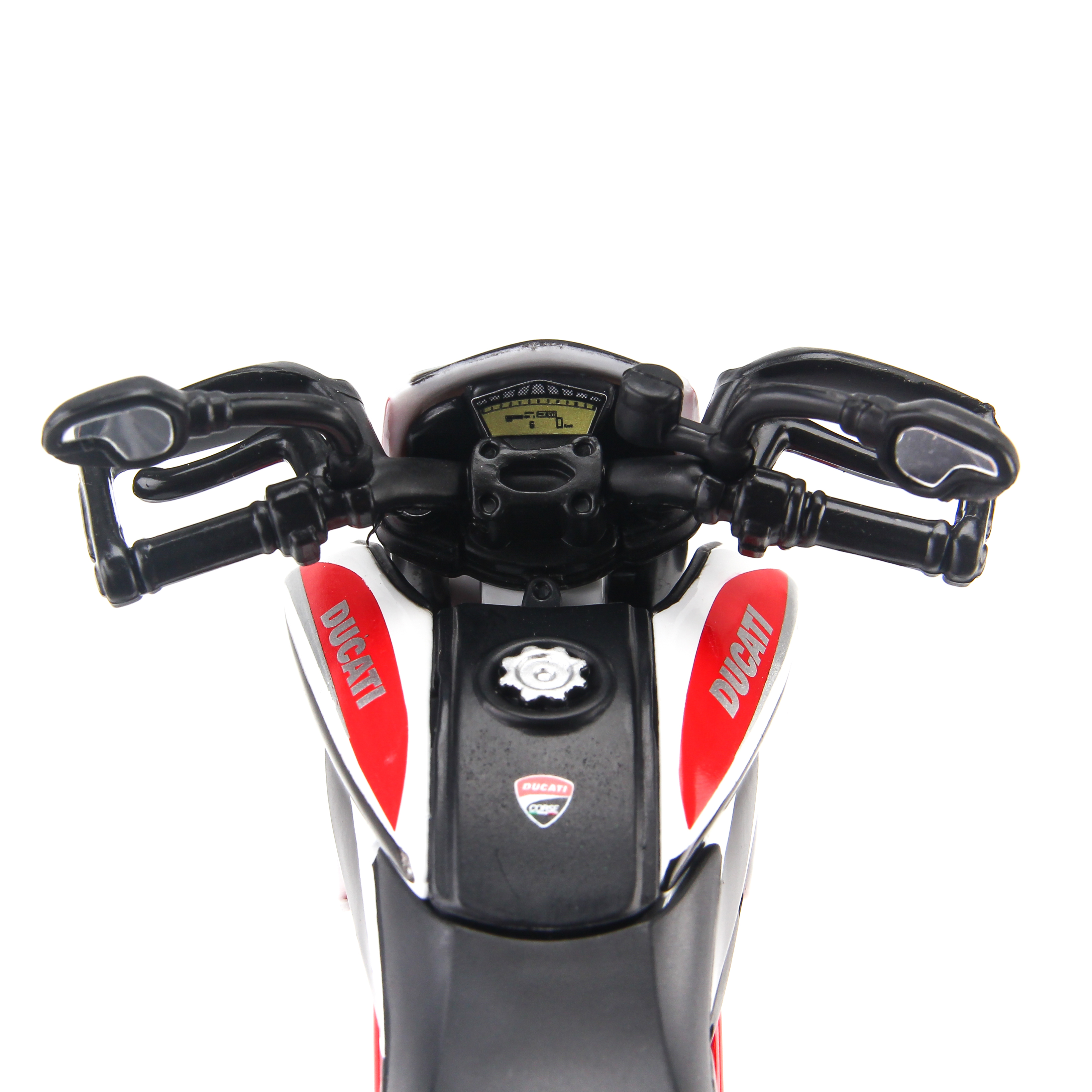 Mô Hình Xe Ducati Hypermotard SP 2013 White 1:12 Maisto MH-31101
