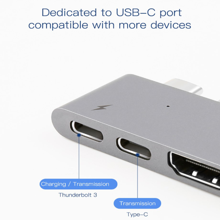 Bộ Hub chuyển đổi 5 trong 1 dành cho Macbook Pro CAHUB-B0G- Hàng chính hãng