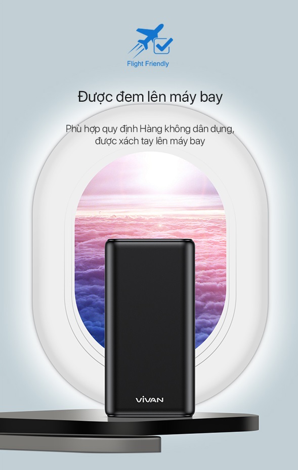 Sạc Dự phòng Vivan VPB-H20S 20000mAh