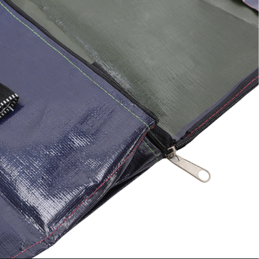 Túi bạt loại dày nhất màu tím/xanh rêu (Dành có shipper, đựng hàng buôn bán)