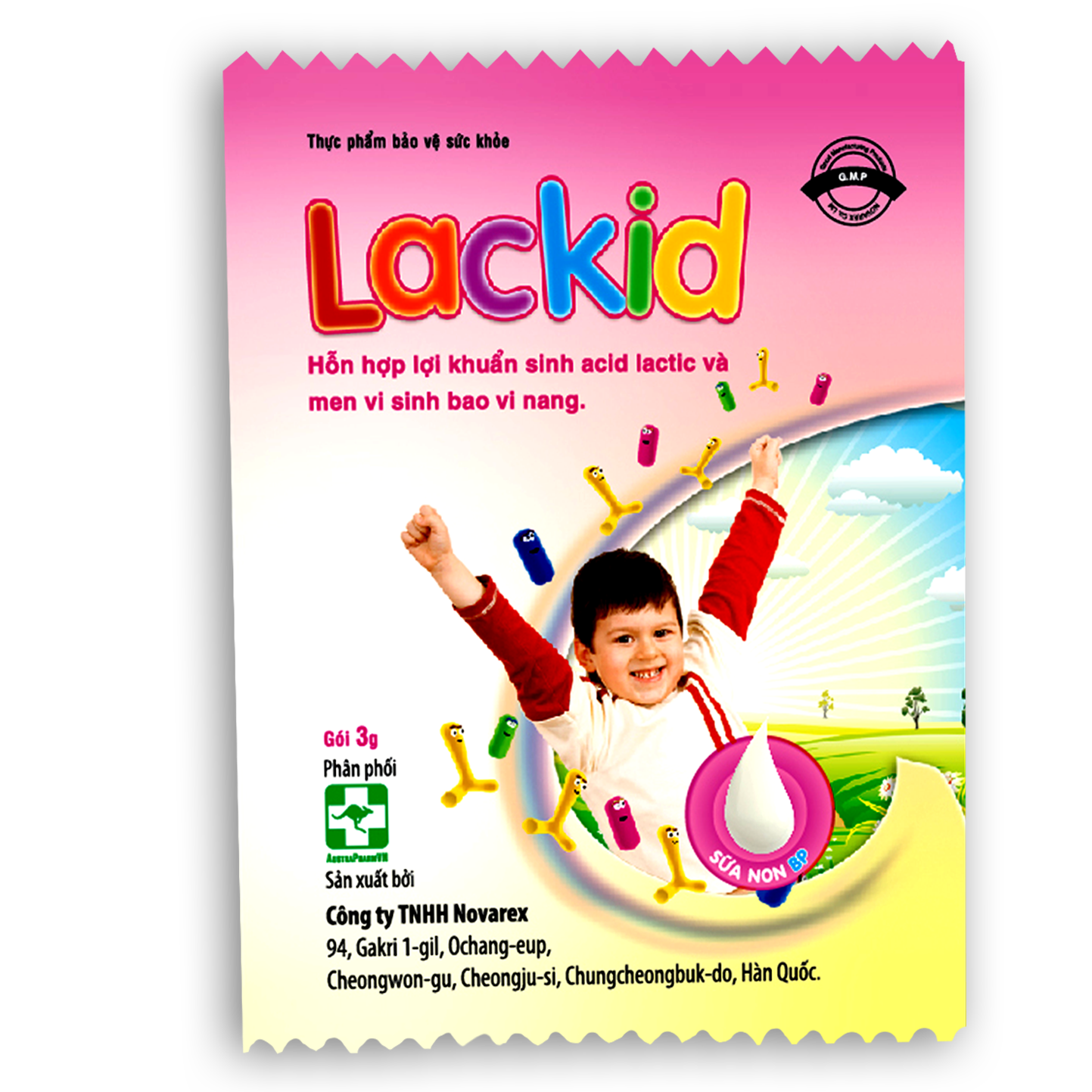 LACKID (Hàn Quốc) Bổ sung lợi khuẩn, CBP (TINH CHẤT SỮA NON) vitamin, khoáng chất thiết yếu cho trẻ em chậm lớn, kém hấp thu