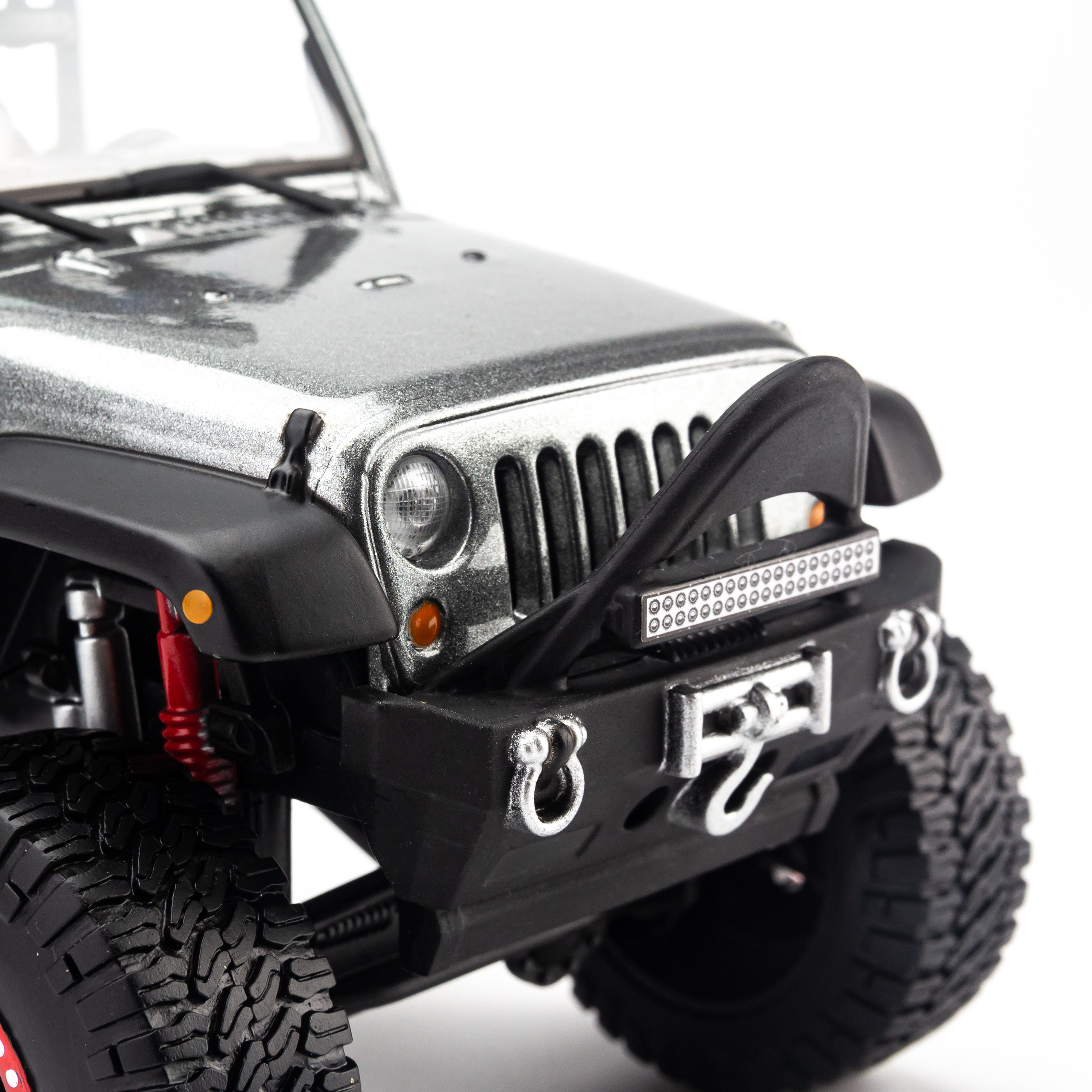 Mô Hình Xe Design Off-Road Kings 2017 Jeep Wrangler Unlimited Grey 1:24 Maisto MH-32523