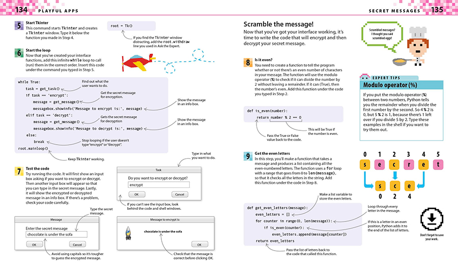 Computer Coding Python Projects for Kids: A Step-by-Step Visual Guide