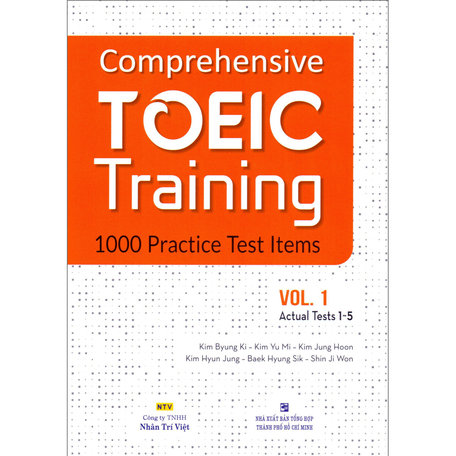 Sách Comprehensive Toeic Training 1000 Practice Test Items (Vol 1) - Kèm CD
