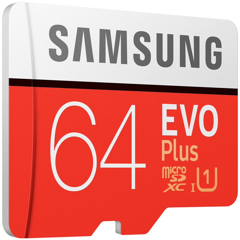 Thẻ Nhớ Micro SD Samsung Evo Plus 64GB Class 10 - 100MB/s (Kèm Adapter) - Hàng Chính Hãng