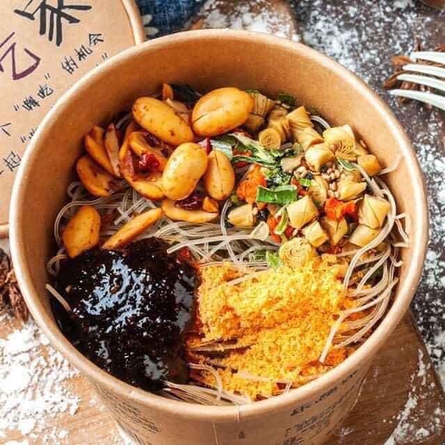 Thùng 6 hộp Miến Chua Cay Trùng Khánh - chính hãng JUNJIE
