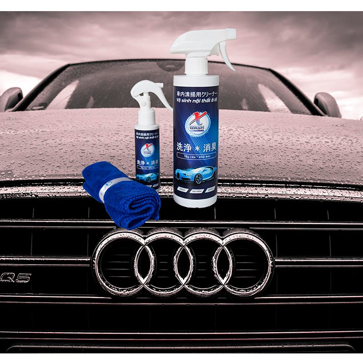 Bộ Xwash For Car - Vệ sinh không hóa chất - Bảo vệ nội thất ô tô - Không gây mùi độc hại tặng kèm khăn